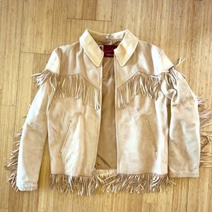 Suede w fringe Harvey Neal jacket